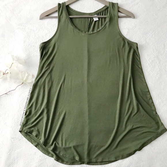 Old Navy Tops - Green Stretchy Lux Basic Tank